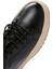 Erkek Siyah Bağcıklı Deri Sneaker 25SFD691018 10