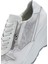 Kadın Beyaz Dolgu Topuklu Bağcıklı Deri Sneaker 25SFD370814 9