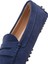 Kadın Lacivert Süet Deri Penny Loafer 25SFD290310 7