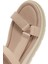 Kadın Bej Bilekten Bantlı Deri Comfort Sandalet 25SFD300318 10