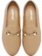 Kadın Bej Deri Maskülen Loafer 25SFD290218 7