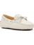 Kadın Krem Fiyonklu Deri Loafer 25SFD2904FT 6