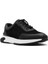 Erkek Siyah Kalın Tabanlı Bağcıklı Süet Deri Sneaker 25SFD694610 6