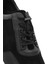 Erkek Siyah Kalın Tabanlı Bağcıklı Süet Deri Sneaker 25SFD694610 8
