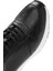 Erkek Siyah Kroko Desenli Bağcıklı Deri Sneaker 25SFD692318 9