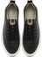 Erkek Siyah Bağcıklı Deri Sneaker 25SFD692718 7