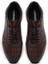Erkek Kahverengi Kroko Desenli Bağcıklı Deri Sneaker 25SFD692318 7