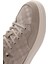 Erkek Bej Bağcıklı Desenli Kumaş Sneaker 25sfd69326f 9