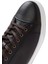 Erkek Kahverengi Bağcıklı Deri Sneaker 25SFD692518 9