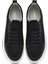 Erkek Siyah Bağcıklı Deri Sneaker 25SFD693414 7