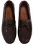 Erkek Kahverengi Deri Casual Loafer 25SFD754726 6