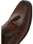 Erkek Kahverengi Püsküllü Deri Casual Loafer 25SFD754218 9