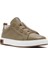 Erkek Bej Bağcıklı Deri Sneaker 25SFD691210 6