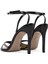 Kadın Siyah Bilekten Tokalı Taşlı Yüksek Ince Topuklu Sandalet 25SFE390914 8