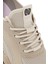 Zero Erkek Bej Bağcıklı Kumaş Sneaker 25SFD69156F 9