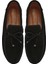 Erkek Siyah Süet Deri Casual Loafer 25SFD754310 7