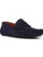Erkek Lacivert Nubuk Deri Casual Loafer 25SFD7545V3 6