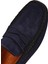 Erkek Lacivert Nubuk Deri Casual Loafer 25SFD7545V3 10