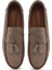 Erkek Bej Püsküllü Süet Deri Casual Loafer 25SFD754610 7