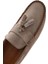 Erkek Bej Püsküllü Süet Deri Casual Loafer 25SFD754610 9