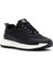 Erkek Siyah Bağcıklı Kalın Tabanlı Deri Sneaker 25SFD69536F 6