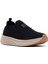 Zero Erkek Siyah Kalın Tabanlı Kumaş Sneaker 25SFD69526F 6