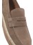 Erkek Vizon Süet Deri Casual Loafer 25SFD631810 9