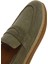 Erkek Yeşil Süet Deri Loafer 25SFD631810 8