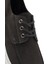 Erkek Gri Bağcıklı Nubuk Deri Casual Loafer 25SFD6603V3 8