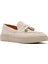 Fly Erkek Bej Süet Deri Casual Loafer 25SFD631310 6