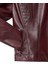 Marlyn Kadın Bordo Deri Ceket 24WGE513347 7