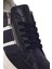 Kadın Lacivert Bağcıklı Kalın Tabanlı Deri Sneaker 25SFD371814 9