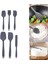 Gri 6'lı Silikon Spatula ve Fırça Seti, Pratik ve Kaliteli Mutfak Araçları 3