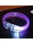 Baskı Yapılabilen Işıklı Pilli LED Bileklik Mor Renk 1 Adet 1,5 cm Genişlik Retro 2