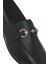 Kadın Siyah Tokalı Deri Loafer 25SFD351618 8