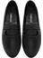 Kadın Siyah Deri Casual Loafer 25SFD350418 7