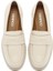 Kadın Krem Deri Maskülen Loafer 25SFD182318 7