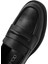 Kadın Siyah Deri Maskülen Loafer 25SFD182318 9