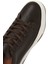 Erkek Kahverengi Bağcıklı Kalın Tabanlı Deri Sneaker 25SFD6882FT 10
