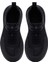 Erkek Siyah Bağcıklı Kalın Tabanlı Kumaş Sneaker 25SFD69226F 7