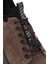 Erkek Vizon Bağcıklı Kalın Tabanlı Deri Casual Sneaker 25SFD640810 9