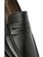 Erkek Siyah Deri Casual Loafer 25SFD6008FT 9