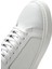 Erkek Beyaz Bağcıklı Deri Sneaker 25SFD610318 8