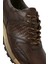 Erkek Kahverengi Bağcıklı Deri Casual Sneaker 25SFD610014 9