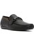 Erkek Siyah Baskılı Deri Casual Loafer 25SFD600126 6