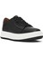 Erkek Siyah Bağcıklı Kalın Tabanlı Deri Sneaker 25SFD610618 6