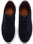 Erkek Lacivert Bağcıklı Kalın Tabanlı Süet Deri Sneaker 25SFD740310 6