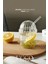 2'li Kristal Plastik Pinterest Bardak, Cam Pipetli, Renkli, Çeşitli Içecek Sunum Seti 3