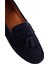 Erkek Lacivert Süet Deri Loafer 25SFD630510 9