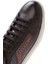 Erkek Kahverengi Bağcıklı Deri Sneaker 25SFD740418 10